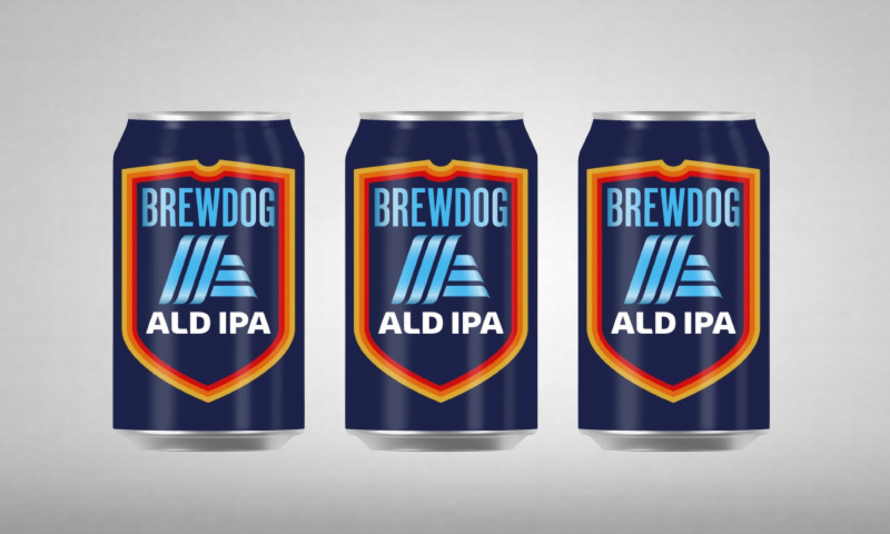 Brewdog Ald IPA bier in blikje